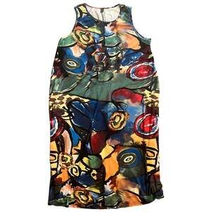Women’s EMERY ROSE Plus Size 4XL Graffiti Floral Print Sleeveless Maxi Dress